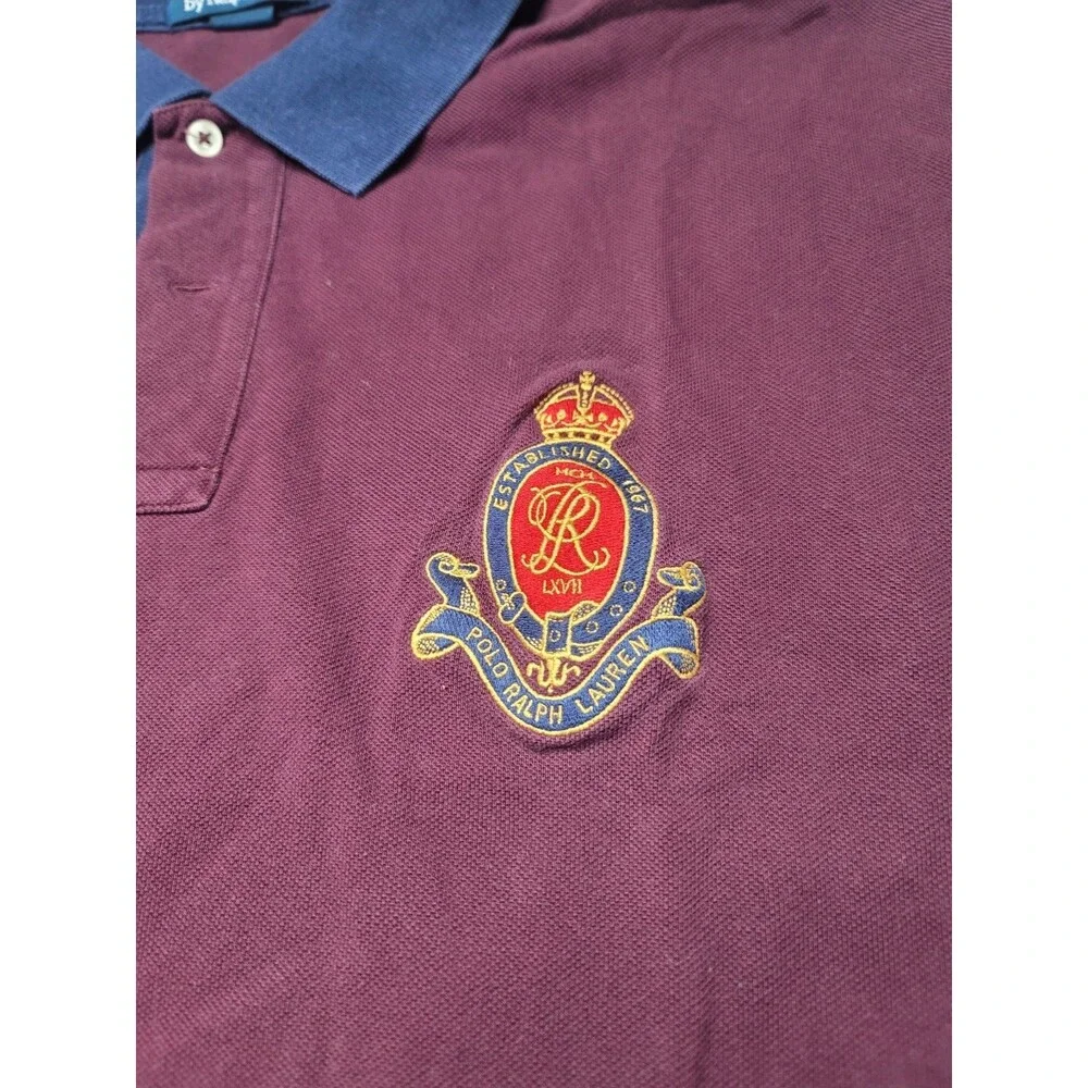 Vintage Polo Ralph Lauren XXL  Rugby Shirt Men’s Cup Team Crest #4